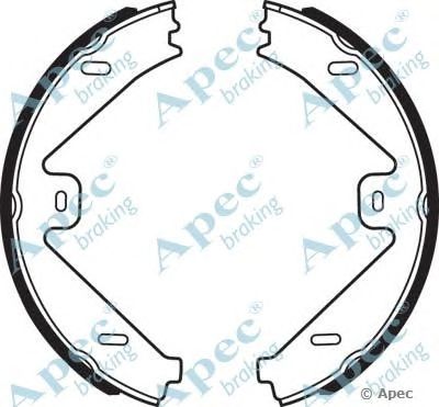 APEC BRAKING shu734 -  Комплект тормозных колодок